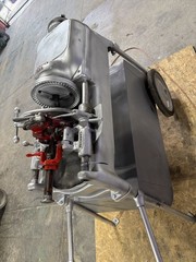 RIDGID 535, 1/8&Prime; to 2&Prime; Pipe Threader w 811A DIE HEAD, Cart & Foot Pedal *VIDEO*
