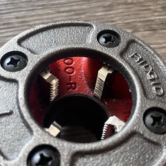 Ridgid Tool Die Head Pipe Threader Ratchet 00-R 00R Size 1&Prime; Made In USA