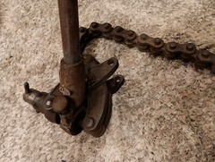 Rigdid no. 246 cast iron pipe cutter For Parts or Not Working Missing Hook End