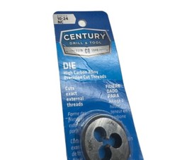 Century Drill & Tool 96104, 10-24 NC, High Carbon Alloy Die (LOT OF 2) **SALE**