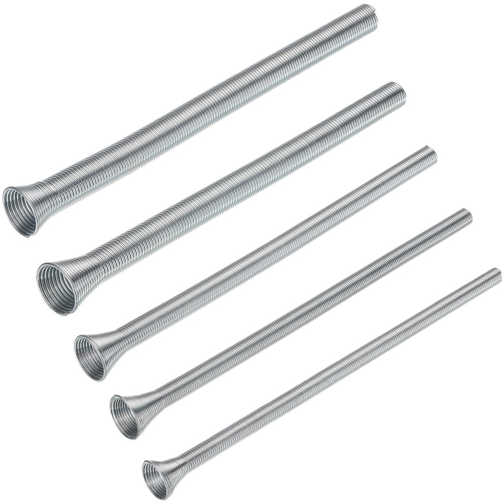 Tube Bender Set 5 Spring Tool Kit 1/4 3/8 1/2 5/8 3/4 Inch Copper Brass Aluminum