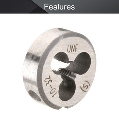 Utoolmart 10-32 UNF Round Die, Machine Thread Right Hand Threading Die, Alloy&hellip;