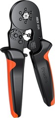 Ferrule Crimping Tool, Hexagonal Sawtooth Self-Adjustable Ratchet Wire Terminal