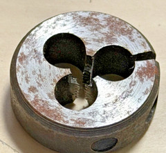 M6-32NC Metric Adjustable Round Split Die 1&Prime; Outside Diameter Tungsten