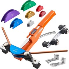 Compact Tubing Bender Kit with 7 Aluminum Dies for HVAC Professionals