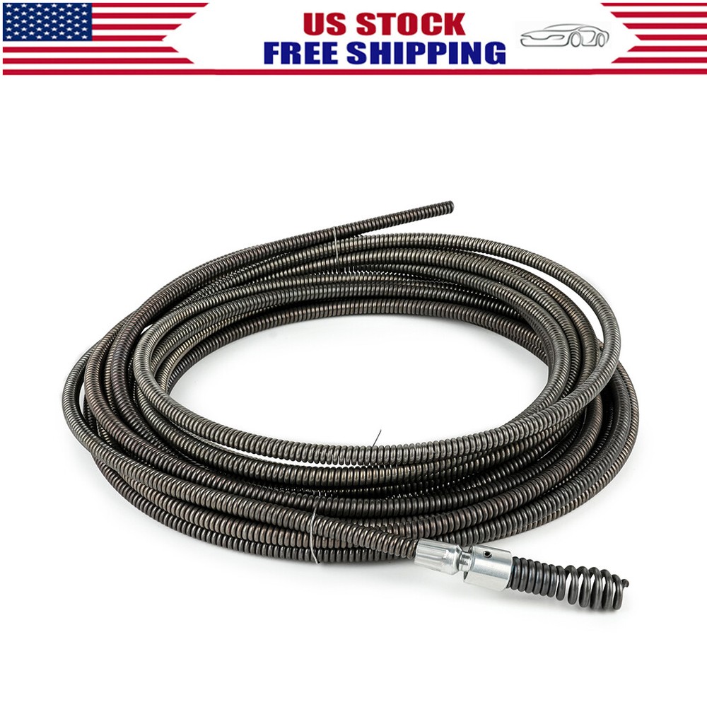 &zwnj;Heavy-Duty 5/16&Prime; x 25ft Drain Cleaning Cable Fits Model 62235, G2037506, 4MY89,