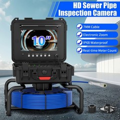 Pipe Inspection Camera Drain Sewer Camera 512hz Self Leveling 60M Meter Counter