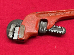 NYE Tool Heavy Duty Offset Pipe Wrench, 6&Prime;, 3/4&Prime; Capacity, Steel Vintage!