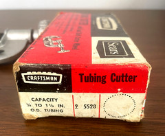 Vintage Craftsman USA Model 9- 5528 Tubing Cutter in Box 1/4&Prime;&ndash; 1 1/4&Prime;