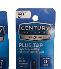 Century Drill & Tool 97307, 95007, 95005 Plug Tap (LOT OF 3) **SALE**