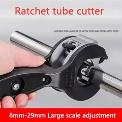 Professional Ratchet Mechanism Pipe Cutter for Copper Steel Stainless PVC Pipes