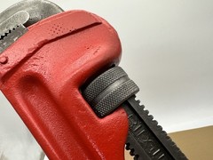 RIDGID 24&Prime; Straight Pipe Wrench Heavy Duty The Ridge Tool Co Made-in-USA Vintage