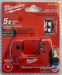 Milwaukee Tool 48-22-4251 1&Prime; Mini Copper Tubing Cutter