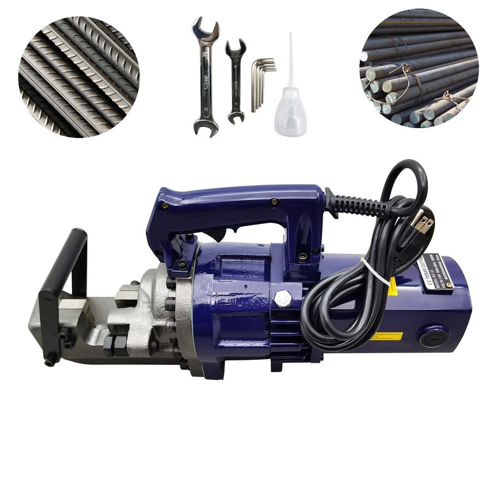 Portable Electric Steel Bar Cutting Machine Hydraulic Rebar Cutter Cutter 110V