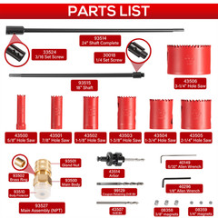 Tool 08350 DM3MECH Mechanical Hot Tapping Machine Complete Kit for NPT