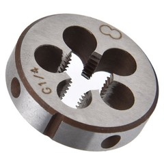 Alloy Steel 5 Chip Holes Thread Die Tool For Pipe Threading