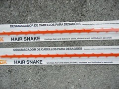 2 New HDX 20&Prime; Hair Snakes For Showers, Household Sinks, Tub & Drains