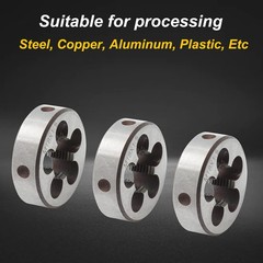 Qjaiune M18 x 1.5 Metric Right Hand Thread Die for Threading, 18mm Thread & 1&hellip;