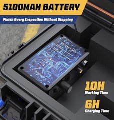 Sewer Camera 9 in IPS Screen 165FT/50M HD Drain Pipe Inspection Camera 32GB