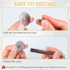 Compact 1/4&Prime; Internal Pipe Cutter &ndash; 5 Saw Blades for Versatile Cutting