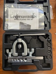 Pittsburgh Double Flaring Tool Kit 58641 45&deg; for 3/16&ndash;1/2 in Pipe Sizes