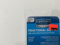 Century Drill & Tool Co. hex die 5/8-11 NC #98213 made in Japan