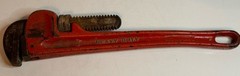 Forged 18&Prime; Inch Pipe Wrench Heavy Duty Made In Spain Industrial Quality