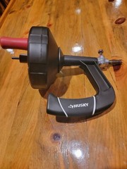 Husky 1/4&Prime;x25 ft. Plumbing Power Drum Auger
