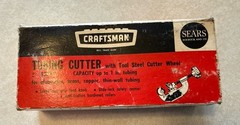 Vintage Craftsman Tubing Cutter 5533 With Tool Steel Cutter Wheel Cuts up to 1&Prime;