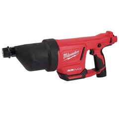 Milwaukee 2572B-21 M12 12V Airsnake Drain Cleaning Air Gun Kit w/ Attachments