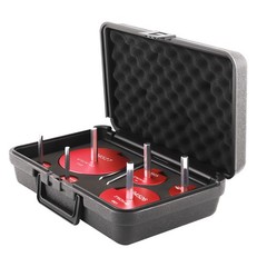 Tungsten Carbide Pipe Reamer Kit for PVC CPVC ABS 6 Sizes PPR75-400 Hex Shaft