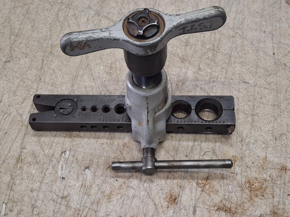 Ridgid 458 Flaring Tool 45 Degree 1/8&Prime;- 3/4&Prime;