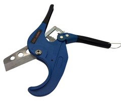 PVC Pipe Tubing Cutter Hose Ratcheting Cut Action Type Cuts Up To 2-1/2&Prime; 63MM
