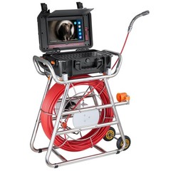 328ft Sewer Camera 10.1&Prime; Touchscreen Self-Leveling Drain Inspector