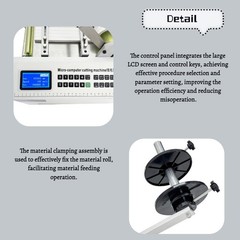 110V Tube Cutting Machine Microcomputer Automatic Plastic Pipe Hose Cutter