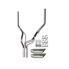 Dual Exhaust Pipe &ndash; 2.5in &ndash; Fit For Ram 1500/2500/3500 11-18