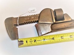 AMPCO Bronze 14&rdquo; Pipe Wrench Non- Sparking, W-212 Opens to 2-1/4&Prime;, USA