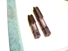 Lot of 2 Greenfield Taps, 1/2&Prime; BB A5, and 7/8&Prime; S.A.E. 18