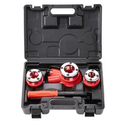 VEVOR Ratchet Pipe Threader Kit Pipe Threading Tool 1/2&Prime; NPT, 3/4&Prime; NPT, 1&Prime; NPT
