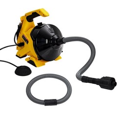 30Ft Drain Cleaner Machine Sewer Snake for Sinks, Toilets, and Floor Drains