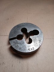 GTD 7/16&rdquo; SAE 20 2&rdquo; Size adjustable threading die Made in the USA