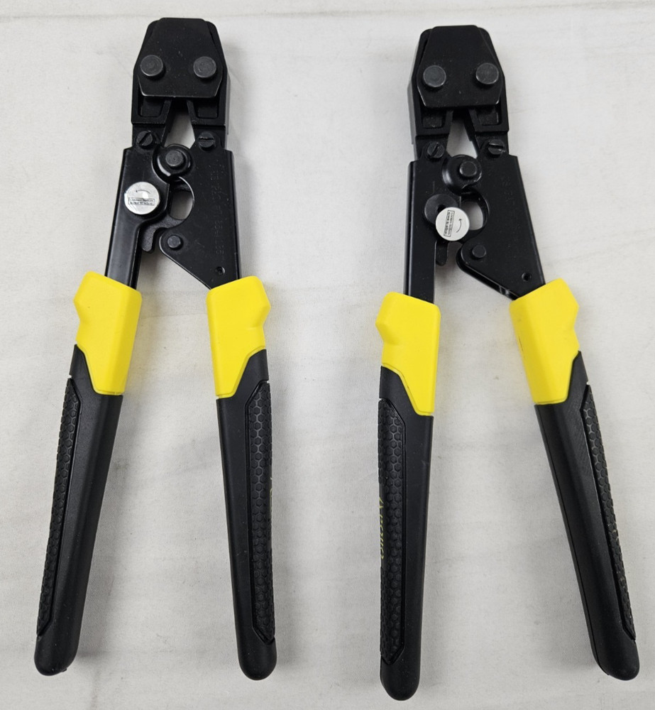 (Lot of 2) Apollo PEX Pinch Clamp Tool 3/8&Prime; 1/2&Prime; 3/4&Prime; Auto Release Ratchet