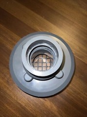Kohler 9136-BL Square Design Tile-in Shower Drain, Matte Black