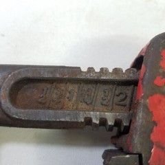 Vintage Task Force 14&Prime; Forged Steel Pipe Wrench 2&Prime; Capacity Made in Taiwan