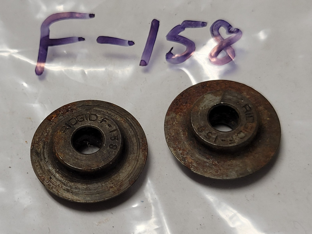 RIDGID 41312 Wheel Cutter F158 Two Pack, Rusty New Old Stock