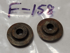 RIDGID 41312 Wheel Cutter F158 Two Pack, Rusty New Old Stock