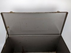 Oster Power Drain Cleaner Metal Box Only &ndash; carrying case vintage