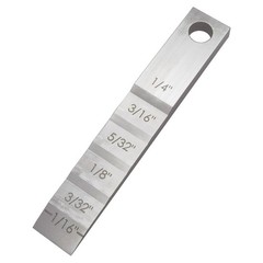 Pipefitter Tools 2130 Small Pipe Spacer Wedge Stepped Guage Step Feeler 1467