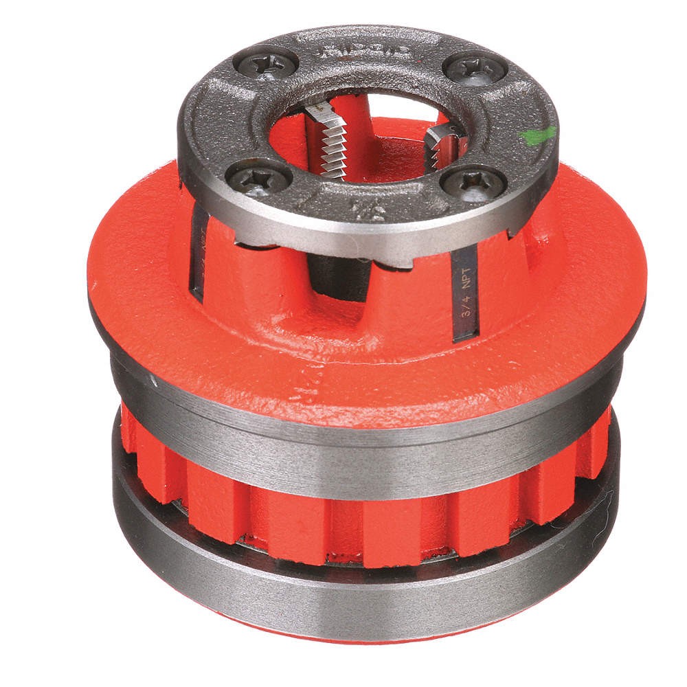 RIDGID 12-R: (NPT) Manual Threader Die Head,NPT,Alloy 4NV25
