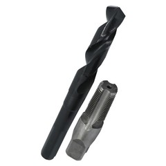 /8NPTW/DRILL 3/8&Prime; Carbon Steel NPT Pipe Tap and 37/64&Prime; High Speed Steel Drill&hellip;